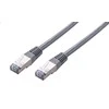 C-TECH kabelis patchcord Cat5e, FTP, pilkas, 2m