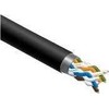 C-TECH kabelis patchcord Cat6, FTP, juodas, 0,5 m