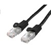 C-TECH kabelis patchcord Cat6, UTP, juodas, 5m