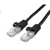 C-TECH kabelis patchcord Cat6, UTP, juodas, 5m