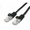 C-TECH kabelis patchcord Cat6, UTP, juodas, 3m