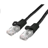 C-TECH kabelio sujungimo laidas Cat6, UTP, juodas, 0,25 m