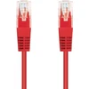 C-Tech Kabelis patchcord Cat5e, UTP, raudona, 0.5 m (CB-PP5-05R)