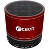 C-TECH garsiakalbis SPK-08R, bluetooth, raudonas