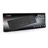 C-Tech klaviatūra C-TECH WLTK-01 universali RF belaidė klaviatūra čekų, slovakų kalba, juoda