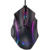 C-TECH žaidimų pelė Akali, 12800 DPI, RGB apšvietimas, USB, juoda