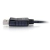 Adapteris AV C2G C2G 6ft USB C to DisplayPort Cable - 4K 30Hz - Externer Videoadapter - USB-C - DisplayPort - Juodas