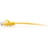 C2G C2G 7ft (2.1m) Cat6a Snagless Unshielded (UTP) Slim Ethernet Network Komutacinis kabelis - Geltona - Patch kabelis - RJ-45 (M) į RJ-45 (M) - 2.1 m - 4.8 mm - UTP - CAT 6a - formuotas, be kabliuko - Geltona