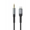 BWOO 3.5 mm į USB-C garso laidas su metaliniais antgaliais