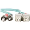 C2G SC-ST 10Gb 50/125 OM3 dvigubas daugiamodis PVC optinis pluošto kabelis (LSZH) - Tinklo kabelis - ST daugiamodis (M) į SC daugiamodis (M) - 10 m - 10 m - Šviesolaidinis - Dvigubas - 50/125 mikrometrų - OM3 - be halogenų - akvamarino spalvos (85527)