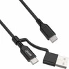USB C2G USB-C - USB-C kabelis 1 m, juodas