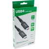 C2G InLine® USB4 kabelis, USB-C kištukas/kištukas, 8K60Hz, juodas, 2m