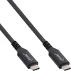 C2G InLine® USB4 kabelis, USB-C kištukas/kištukas, 8K60Hz, juodas, 2m
