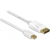 DELOCK Cable mini Displayport male > Displayport vyriškas 1 m