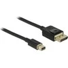 DELOCK Mini DisplayPort į DisplayPort kabelis 8K 60Hz 2m DP 8K sertifikuotas