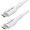 „StarTech“ 1M Baltas USB-C įkrovimo laidas / 60 W maitinimo tiekimas M/M TYPE-C