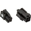CableMod Connector Pack – 4-Pin ATX12V – juodos spalvos