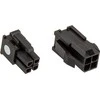 CableMod Connector Pack – 4-Pin ATX12V – juodos spalvos