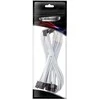 CableMod C-Series Pro Bridged Connection Cable – Variant B, 90°, 16-Pin to 4x 8-Pin PCIe, baltos spalvos