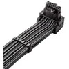 CableMod C-Series Pro Bridged Connection Cable – Variant A, 90°, 16-Pin to 2x 8-Pin PCIe, carbon