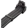 CableMod C-Series Pro Bridged Connection Cable – Variant A, 90°, 16-Pin to 4×8-Pin PCIe, carbon