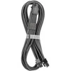 „CableMod C-Series Pro ModMesh 12V“ 2x6 kabelis, su apvalkalu, 16 kontaktų į 2x 8 kontaktus, skirtas „Corsair Type 4“ ir „3“ maitinimo šaltiniams – anglies pluošto, 60 cm