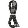 „CableMod C-Series Pro ModMesh 12V-2x6“ kabelis, su apvalkalu, 16 kontaktų į 2 x 8 kontaktus, skirtas „Corsair Type 4“ ir „3“ maitinimo šaltiniams – juodos spalvos, 60 cm