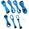 CableMod C-Series PRO ModMesh 12VHPWR Cable Kit for Corsair RM, RMi, RMx (Juodas Label) – mėlynos spalvos