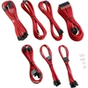 CableMod C-Series PRO ModMesh 12VHPWR Cable Kit for Corsair RM, RMi, RMx (Juodas Label) – raudonos spalvos