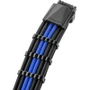 CableMod C-Series PRO ModMesh 12VHPWR to 3x PCI-e Cable for Corsair – 60cm, juodos spalvos/mėlynos spalvos