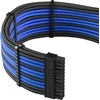 CableMod PRO ModMesh 12VHPWR Cable Extension Kit – juodos spalvos/mėlynos spalvos