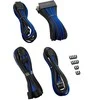 CableMod PRO ModMesh 12VHPWR Cable Extension Kit – juodos spalvos/mėlynos spalvos