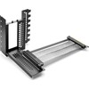 „CableMod“ vertikalus PCI-e laikiklis PCI-e 4.0 leidimas, HDMI + DisplayPort – juodos spalvos