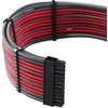 CableMod C-Series PRO ModMesh Cable Kit for Corsair AXi/HXi/RM (Geltona Label) – carbon/raudonos spalvos