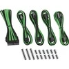 CableMod Classic ModMesh Cable Extension Kit – 8+6 Series – juodas/light žalias