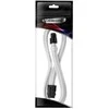 CableMod Pro ModMesh 4-pin ATX Extension, 45cm – baltos spalvos