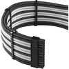 CableMod C-Series PRO ModMesh Cable Kit for RMi/RMx/RM (Juodas Label) – juodos spalvos/baltos spalvos