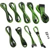CableMod C-Series PRO ModMesh Cable Kit for RMi/RMx/RM (Juodas Label) – juodos spalvos/hellžalios spalvos