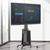 Laikiklis Fiber Mount Cabletech G85B - Profesionalus elektrinis mobilus televizoriaus stovas-vežimėlis LCD LED televizoriams 55" - 80"