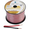 Cabletech Laidas kolonėlėms 2x0.2mm² juodas/raudonas (varinis)