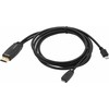 Cabletech Kabelis MHL laidas HDMI-micro USB kištukas 1,5M