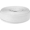 Cabletech Koaksialinis kabelis RG6U varinis 75om, Ø7.1mm, baltas