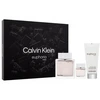 Calvin Klein Euphoria EDT rinkinys vyrams (EDT 100 ml + EDT 15 ml + Balzamas po skutimosi 100 ml)
