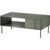 Cama Meble Cama TRESSE suolas/stalas 110x60x40 matinis žalias