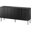 Cama Meble Cama Komoda ISLA 150,5x40x75 matinis juodas