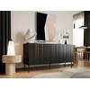 Cama Meble Cama Komoda ISLA 150,5x40x75 matinis juodas