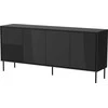 Cama Meble Komoda - 200x45x88, Matinė Juoda