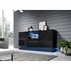 Cama Meble Komoda - QIU 2D1K 150x41,5x75 Juoda