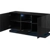 Cama Meble Komoda - QIU 2D1K 150x41,5x75 Juoda