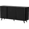 Cama Meble Baldai - Cama Volare Komoda 151 x 39 x 75 cm, Juoda